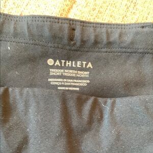 Athleta Black Trekker North Shorts 3 inch inseam